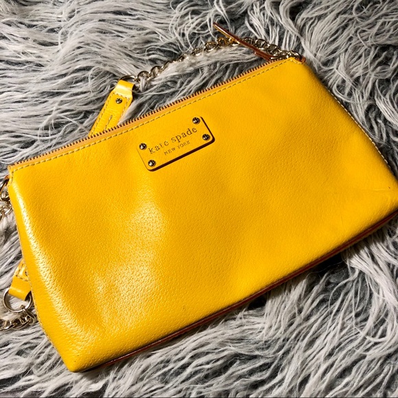 yellow mini purse